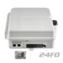 24 Cores Fiber Optic Termination Box Black