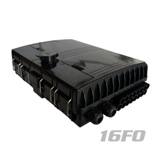 16 FO Fiber Optic Termination Box BLACK RS460811