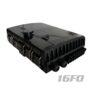16 Cores Fiber Optic Termination Box Black