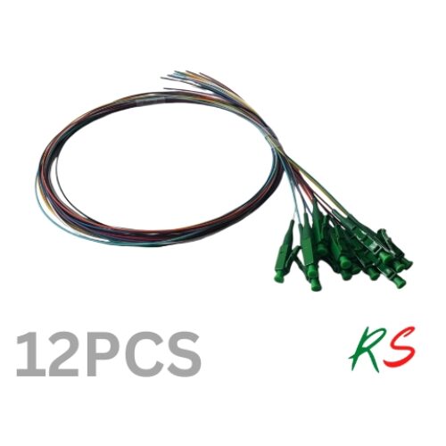Fiber Splicing 12 Pigtail LC/APC 1M, 0.9mm Single Mode