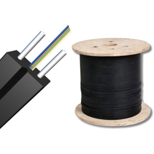 RS461103 FTTH 4 core Drop Cable GJXH SM 1km