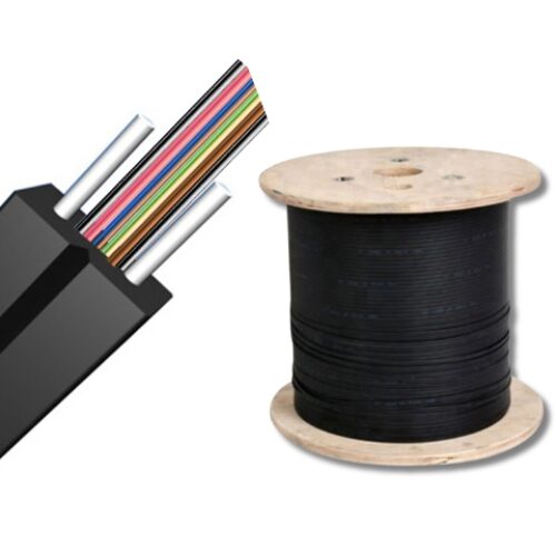 RS461162 FTTH 12 core MM OM3-300 Drop Cable GJXH 1km