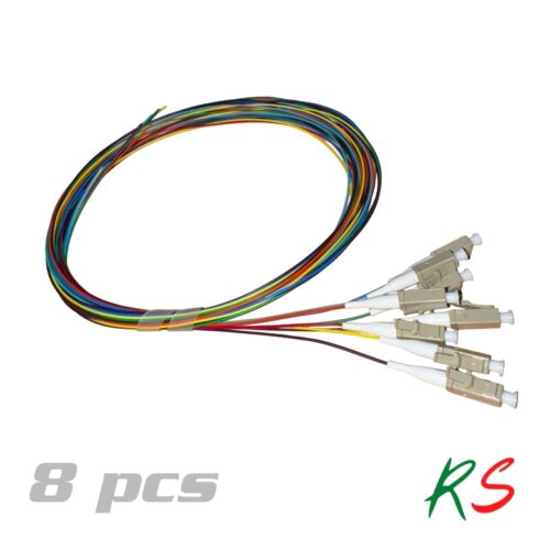 LC MM OM3 Splicing Pigtail 0.9mm,8 Color 2m RS460212
