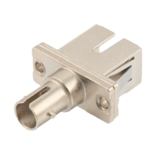 SC Female to ST Female hybrid Fiber Optic adapter